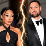 Megan Thee Stallion reacts after accusing Klay Thompson of cheating during their breakup