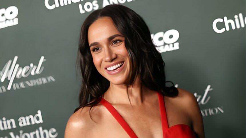 Meghan Markle at a public event amid reports of Netflix tension and “love-bombing” claims