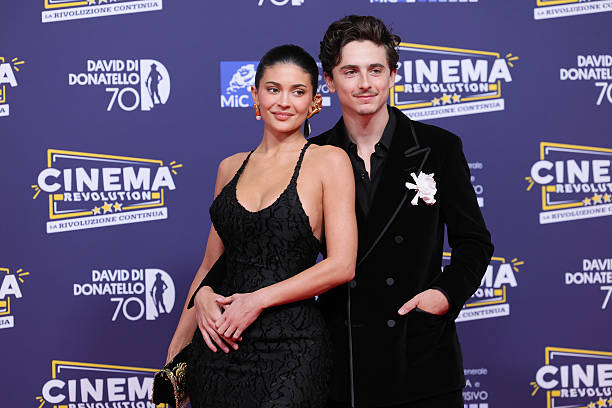 Timothée Chalamet and Kylie Jenner at a public event amid reports linking their relationship to his Oscars loss and shifting public image