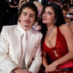 Timothée Chalamet and Kylie Jenner at a public event amid reports linking their relationship to his Oscars loss and shifting public image