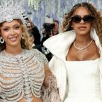 Beyoncé and Blue Ivy Carter wearing matching curls at the 2026 Met Gala red carpet