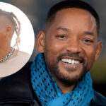 Will Smith reacting during a public appearance after a judge dismissed the sexual harassment lawsuit filed by violinist Brian King Joseph